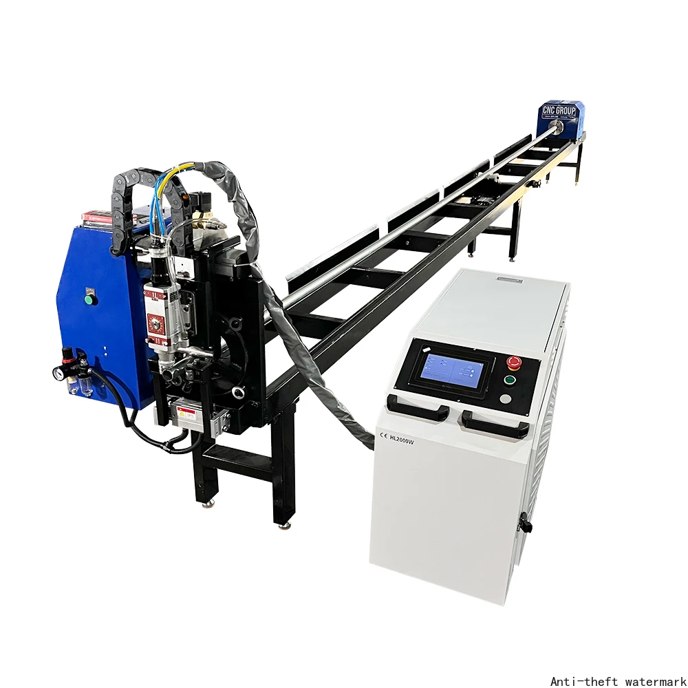 2026-Small Automatic Tube Cutting /cnc Simple Fiber Tube Cutting Machine 80mm Chuck Pipe Cutting Machine