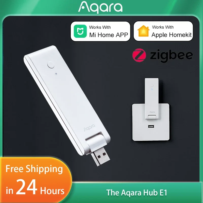 Aqara Hub E1 Gateway Zigbee 3.0 Support ZigBee Connect Alarm System Home Remote Control Center For Xiaomi Home Homekit APP