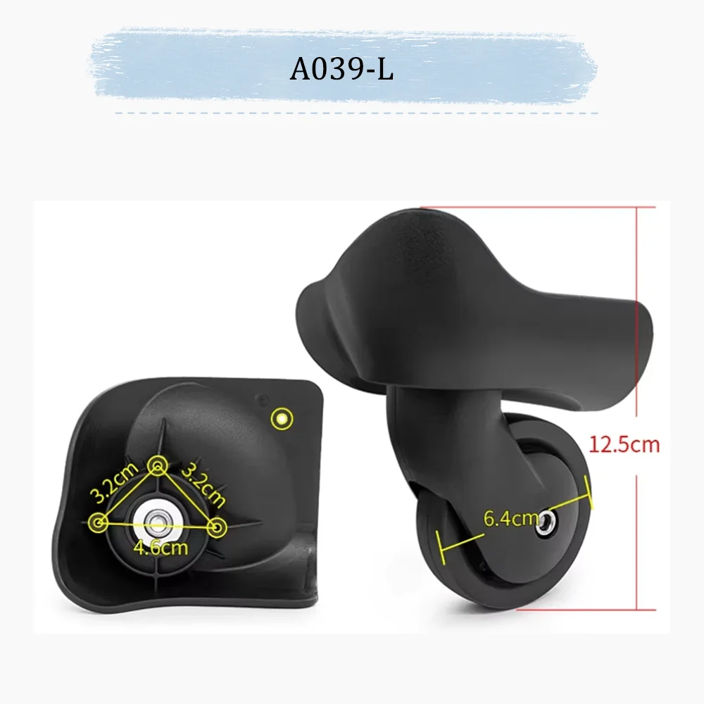 For American Tourister A039 Luggage Wheel Replacement Silent Swivel 360 Degree Heavy Duty Suitcase Trolley Bag Casters Travel