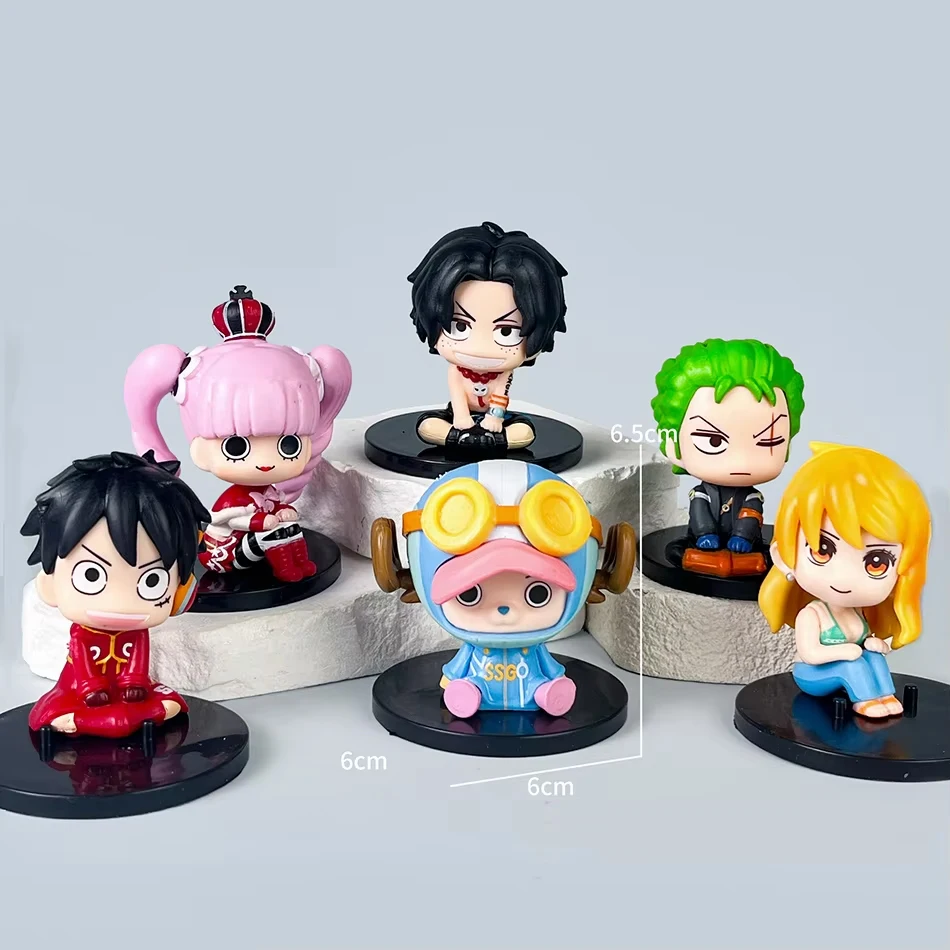 Hot One Piece Anime Blind Box Handmade Luffy Solon Choibana Beauty Handmade PVC Model Desktop Ornament Anime Toy Blind Box Gift
