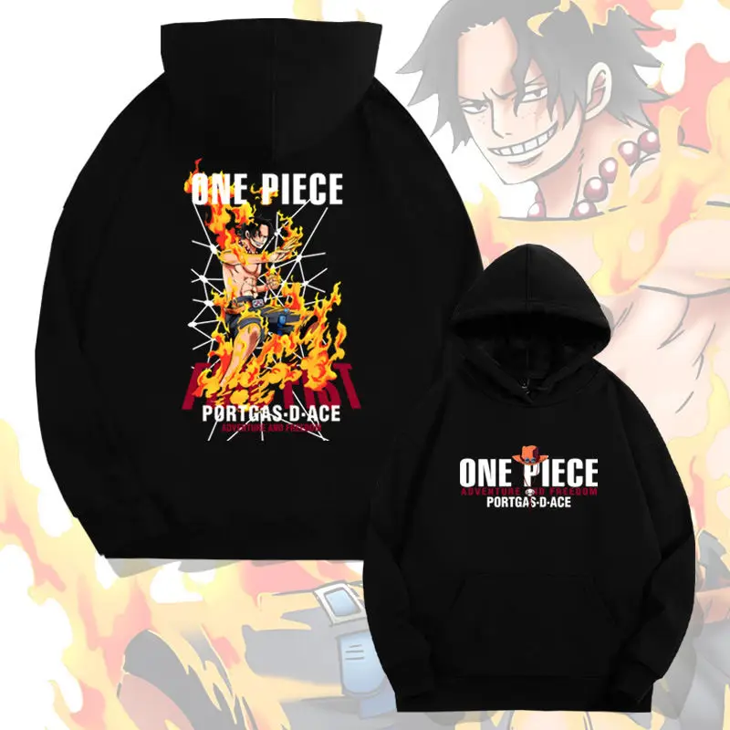 

ONE PIECE Road SealSuite Hat Pullover Sweater Men's and Women's Autumn Youth Trend Brand Loose Shoulder Long Sleeve Top Jacket