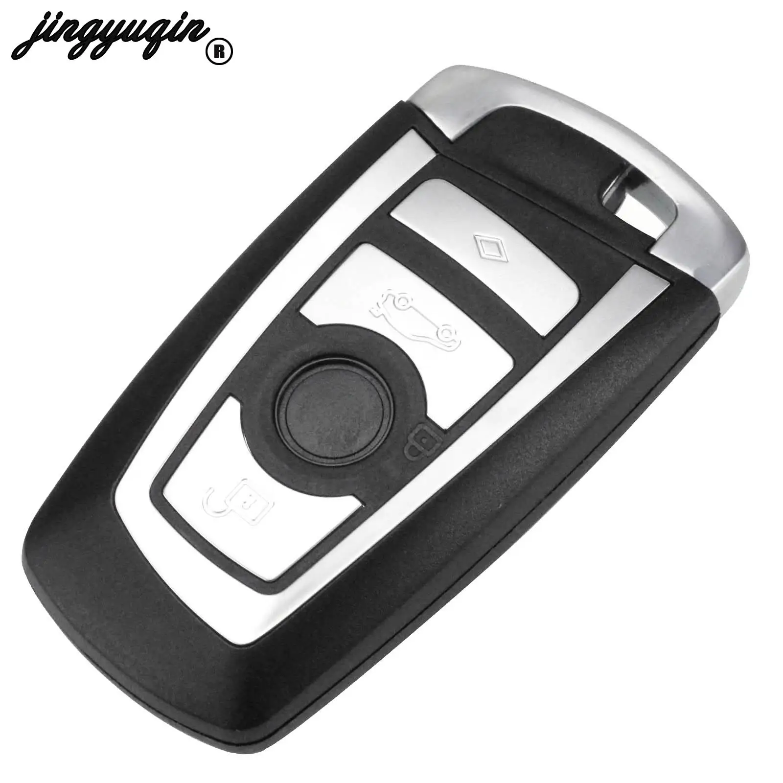 jingyuqin Modified 315/433/868MHz Pcf7945 Chip Flip Remote Key Fob For BMW 3 5 7 Series 2009-2016 CAS4 CAS4+F System 4Buttons