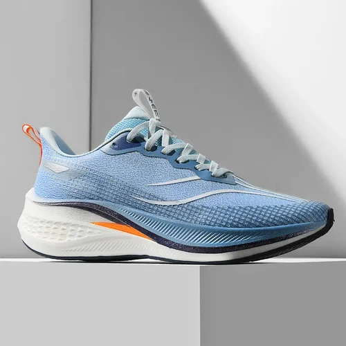 마라톤 에어 쿠션 탄소 플레이트 스포츠 러닝화, 통기성 경량, 편안한 운동 미끄럼 방지 운동화, 남녀공용 