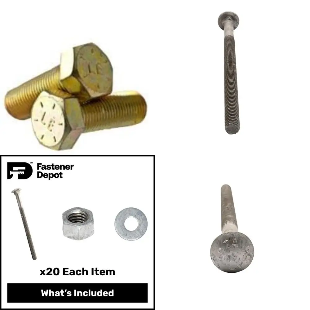 

Newport Fasteners 9/16 inch x 1-1/4 inch Hex Cap Screw Grade 8 Zinc Yellow Plated Steel (Quantity: 25 pcs) 9/16-18 x 1 1/4 Hex B