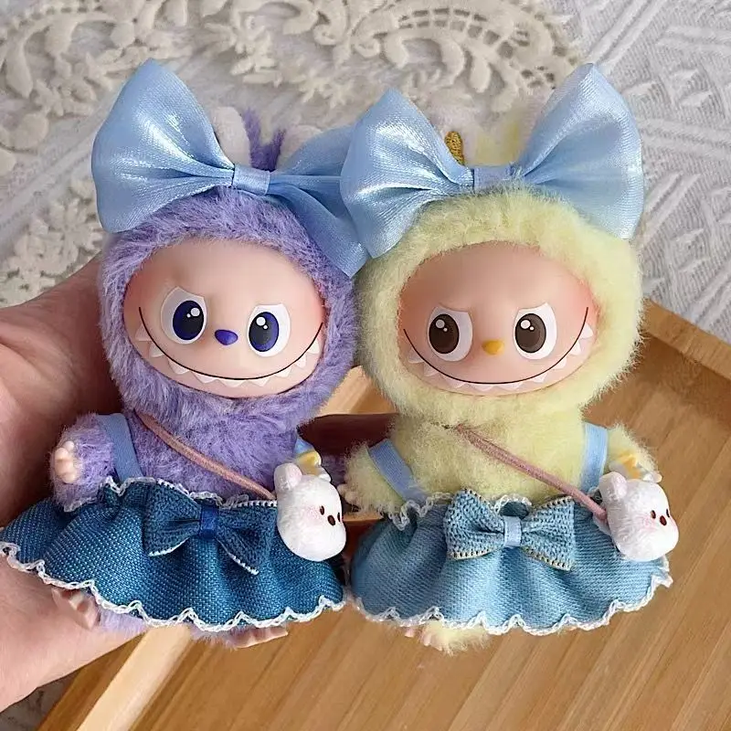 

Кукольная одежда для Labubu 4,0 булавка для серии Love, милый комплект платьев для Labubu V4, аксессуары для кукольного наряда