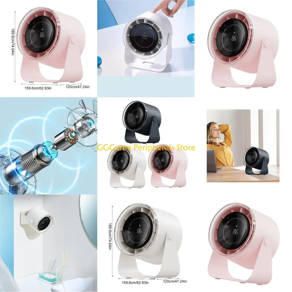 

U55B Adjust Speed Desk Fan Rechargeable USB Fan Handheld Fan 3600mah Battery Fan Experience Refreshing Airflows 3600mah