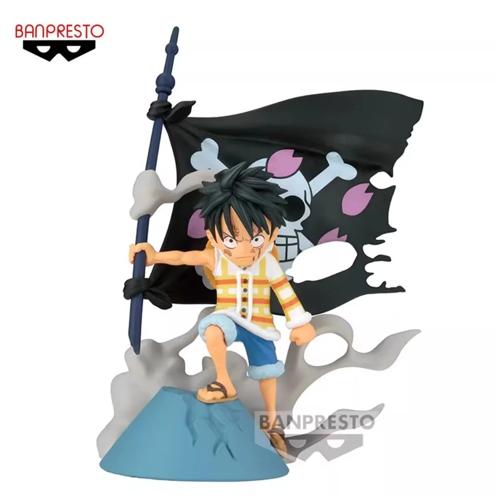 BANDAI Banpresto ONE PIECE Anime Luffy WCF Story Line Action Figures Model Figurine Original Figuarts Decoration Toys Collection