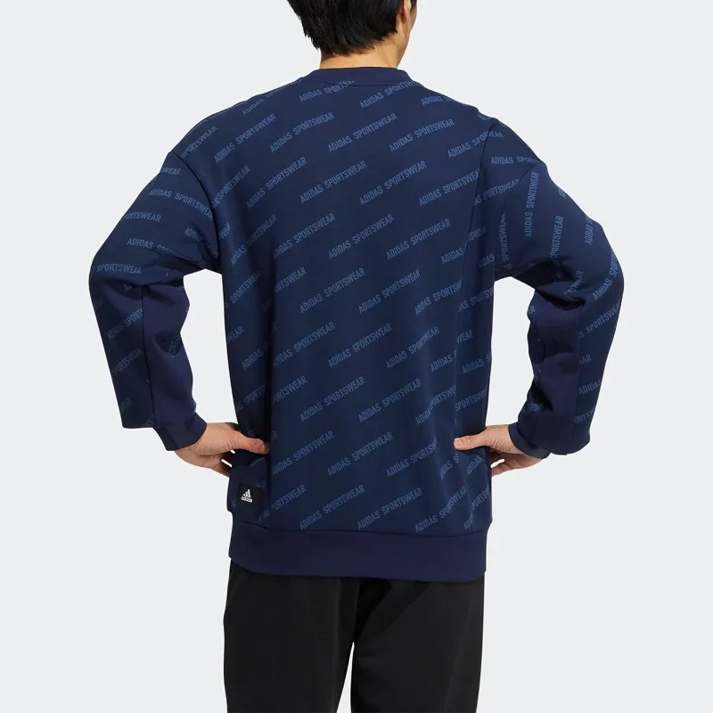 Adidas Winter New Men's Sports Casual Crew Neck Sweater IB2747