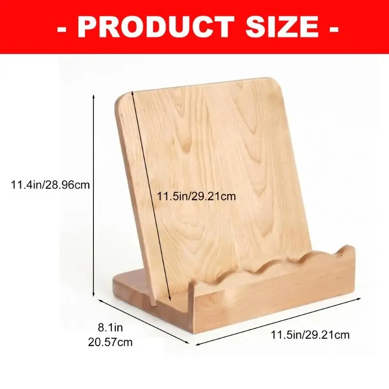 E8BD Traditional Kitchen Recipe Stand With Removable Appetizer Board Crafted From Quality