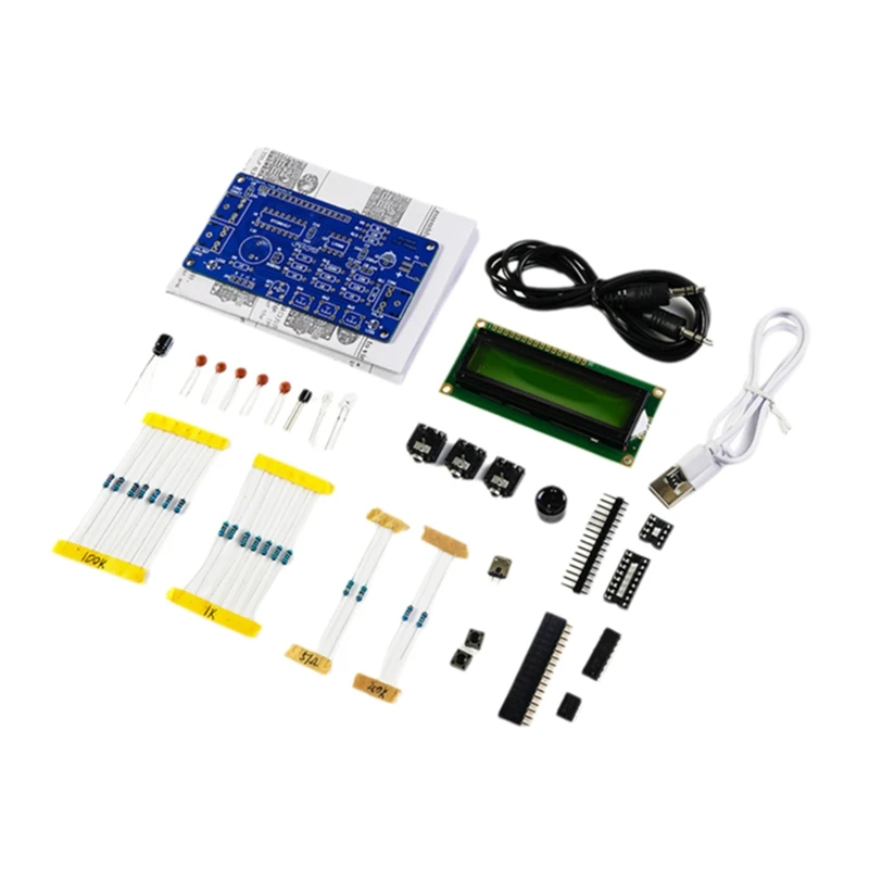 Hot-A39R-Upgraded CW Morse Code Decoder DIY Kit With Digital LCD CW Trainer Morse Code Decoder DIY Electronic Component Kit