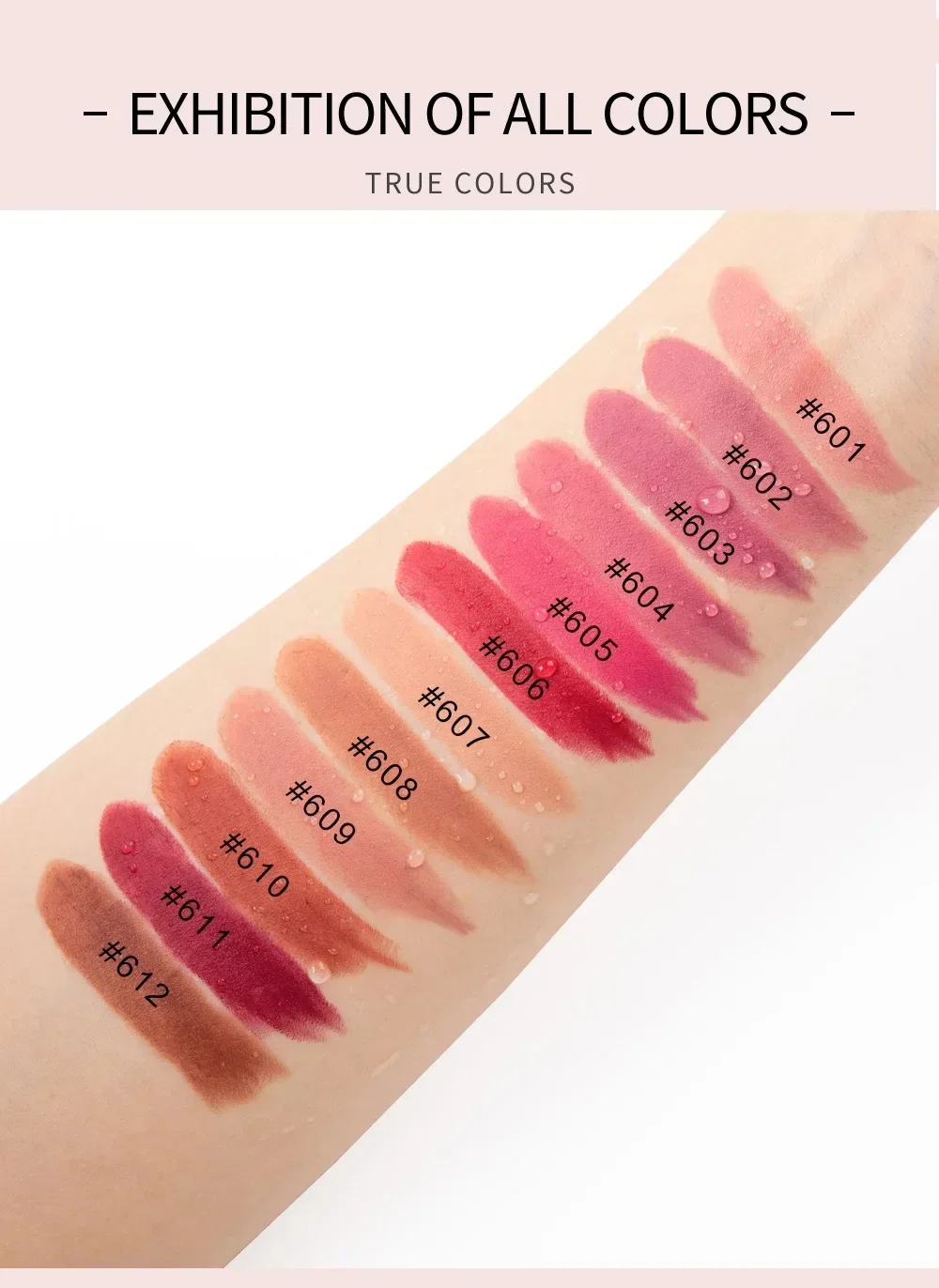 Heallor HANDAIYAN 12 Colors Matte Lipstick Beauty Lip Gloss LippenstiftTinted Balm 24 Hours Waterproof 1 Makeup