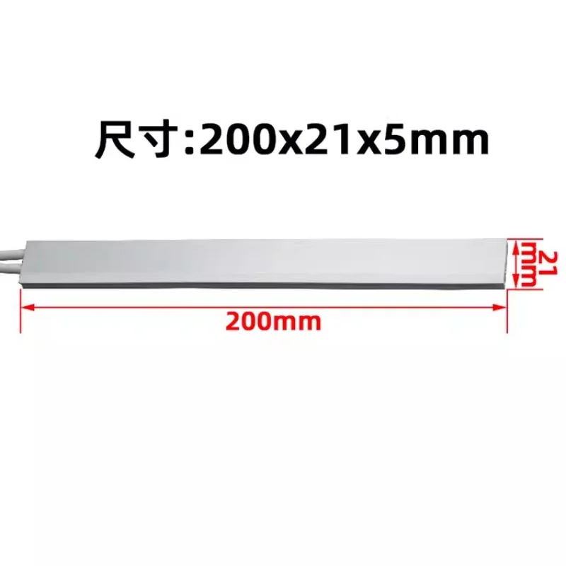 Ptc Ceramic heating element Board Air electric heater insulation constant temperature electronic AC 220v Super Long 200*21mm