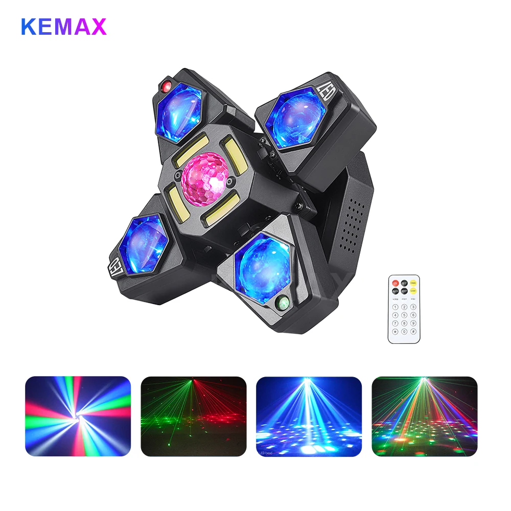 

60W Moving Head Lights Remote Control DMX Beam DJ Stage Effect Bar Nightclub Disco