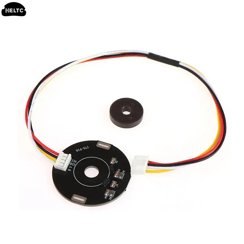 775-P16 Double Hall Magnet Encoder Code Plate Magnetic Induction Rotation Speed Direction Sensor Use To 775 DC Gear Motor