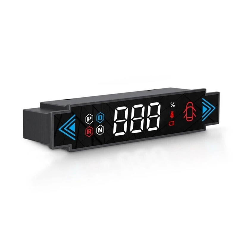 For Model 3/Y Car Head Up Display Overspeed Alarm Speedometer Speed Clock Digital Gauges Meter Fatigue Driving Reminder