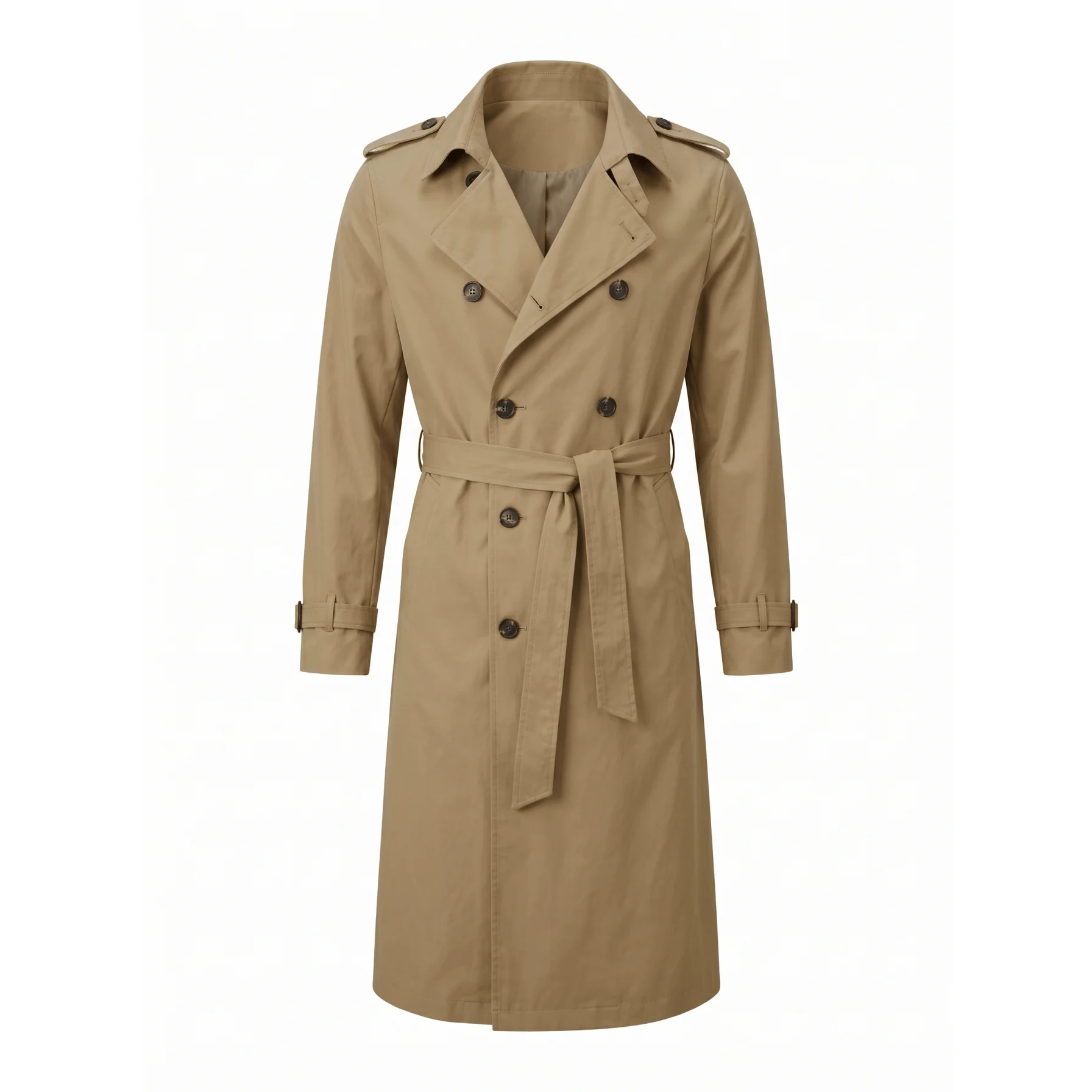 Streetwear Fashion Trench Men's Thin Coat Designer Overlong British Coats Man's Clothing With Epaulets Men's Jackets For Spring