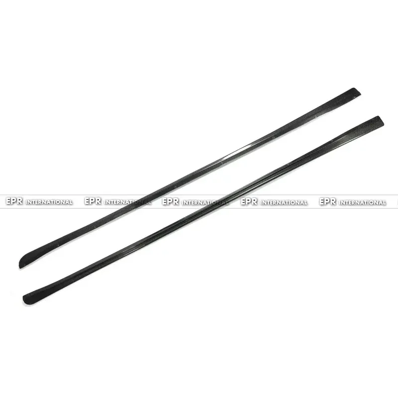 Car Tuning Carbon Fiber Bottom Line Side Skirt For 14-18 Impreza WRX VAB VAF Glossy Finish Door Step Cover Fibre Drift Body Kit