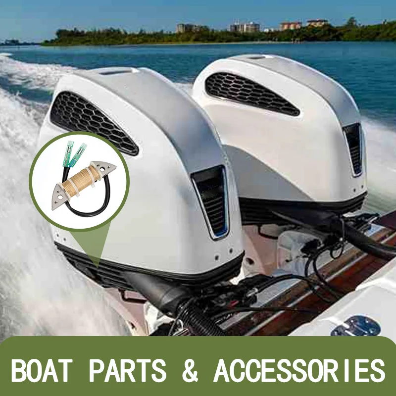 

63V-85520 Катушка зарядки генератора для Yamaha 2-тактный 9,9 л.с. 15 л.с. Запчасти для лодочного двигателя Подвесной двигатель 63 В-85520-00 63 В-85520-01