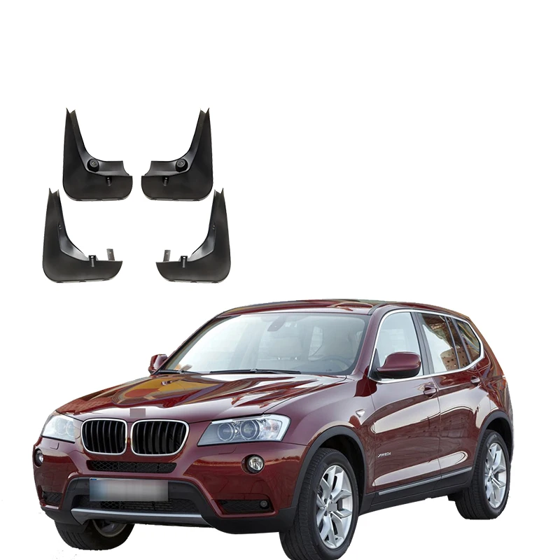 

4pcs Car Fender Flares Mud Splash Guards Mud Flaps Mudguards Mudflaps for BMW X3 F25 2011-2017 Accessories 2012 13 14 2015 2016