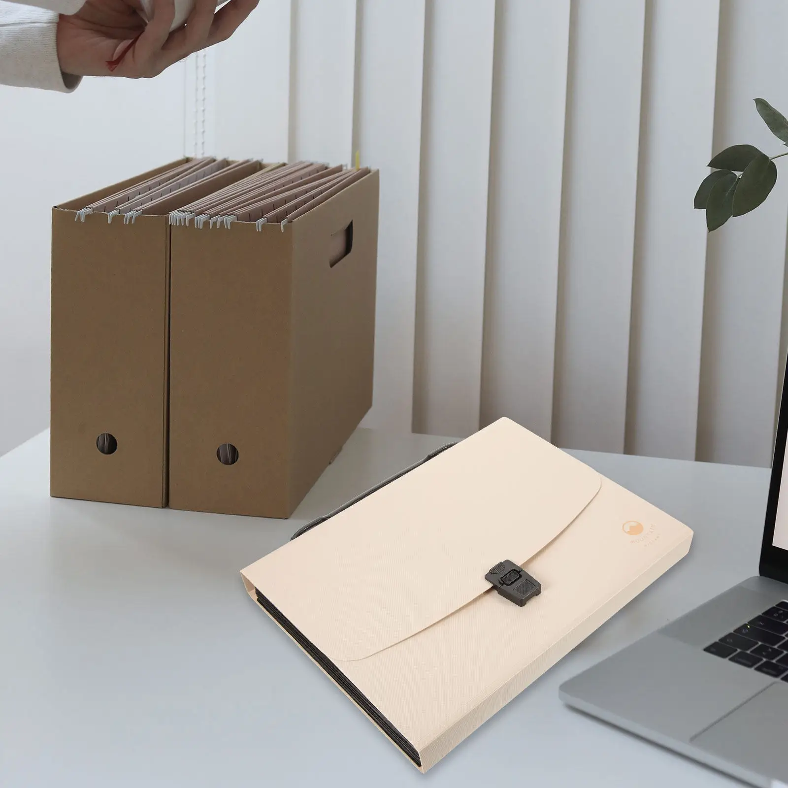 

Расширяемая папка-органайзер с застежкой-пряжкой, большая вместимость, многофункциональная папка для документов для офиса, школы, бизнеса