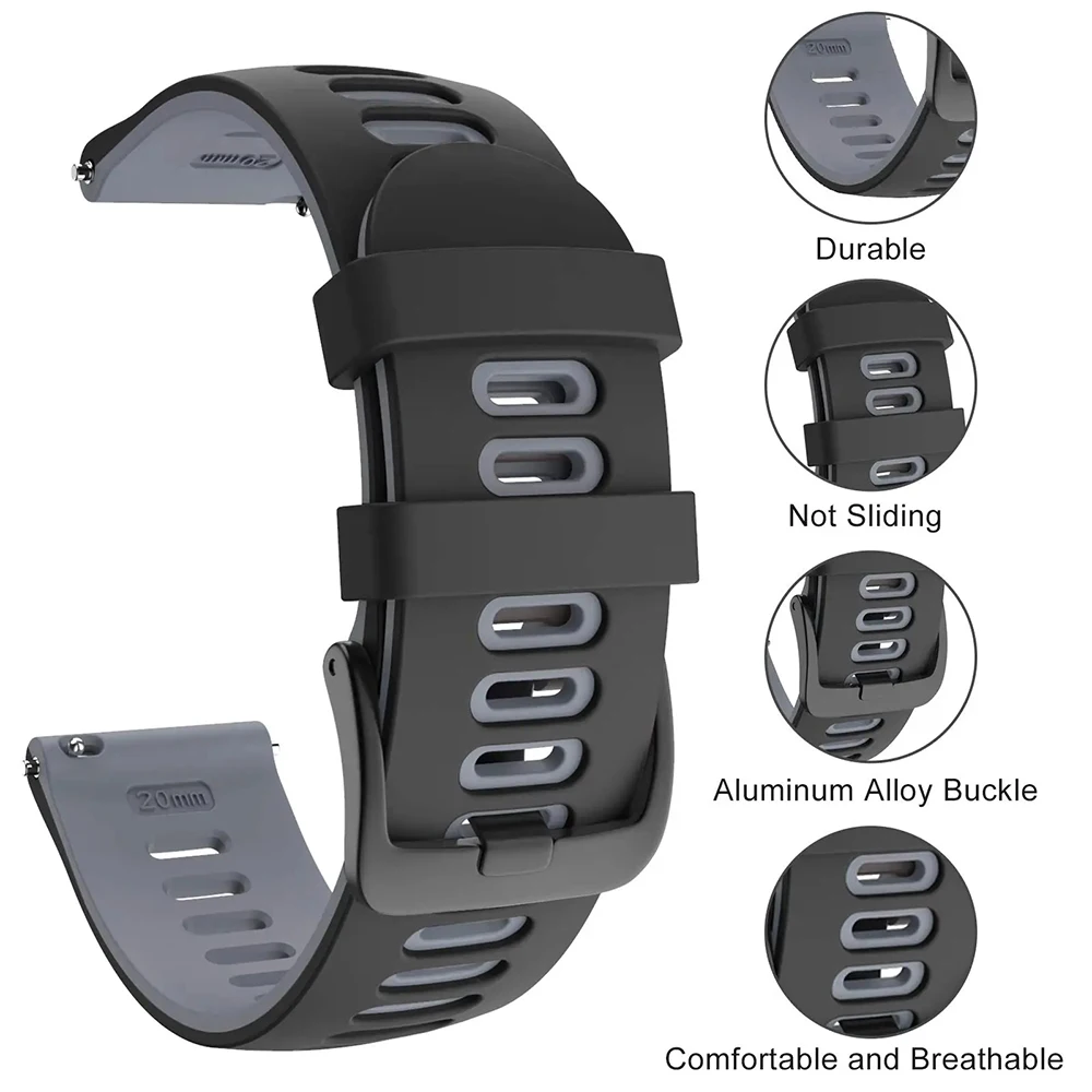 For COROS PACE 3 Sports Rubber Strap for COROS APEX 2/ 2 Pro Wristband APEX 46mm 42mm Bracelet Watchbelt 20mm 22mm Silicone Band