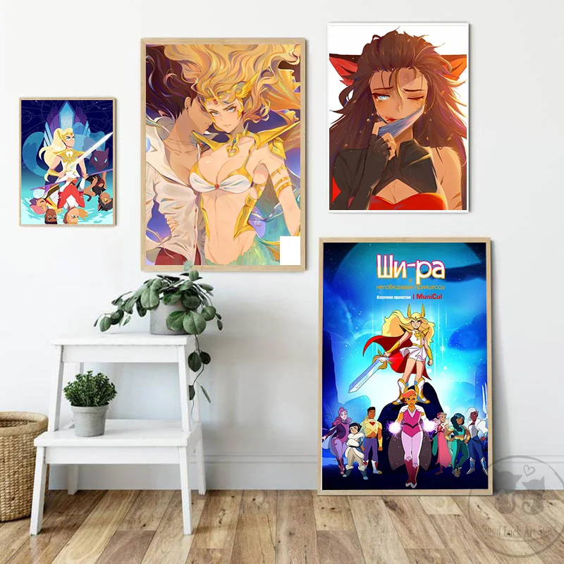 She-Ra and The Princesses of Power Canvas Painting Final Season Cartoon TV Series Show Gifts Wall Prints Room Home Decor Posters