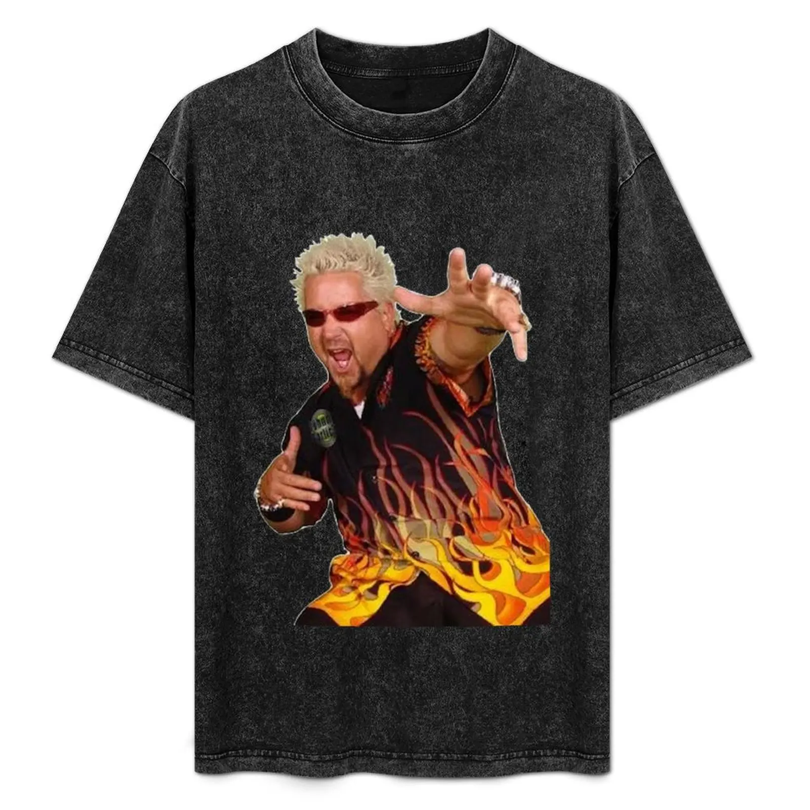 Guy Fieri - King of flavortown T-Shirt Vintage Style Printed Top