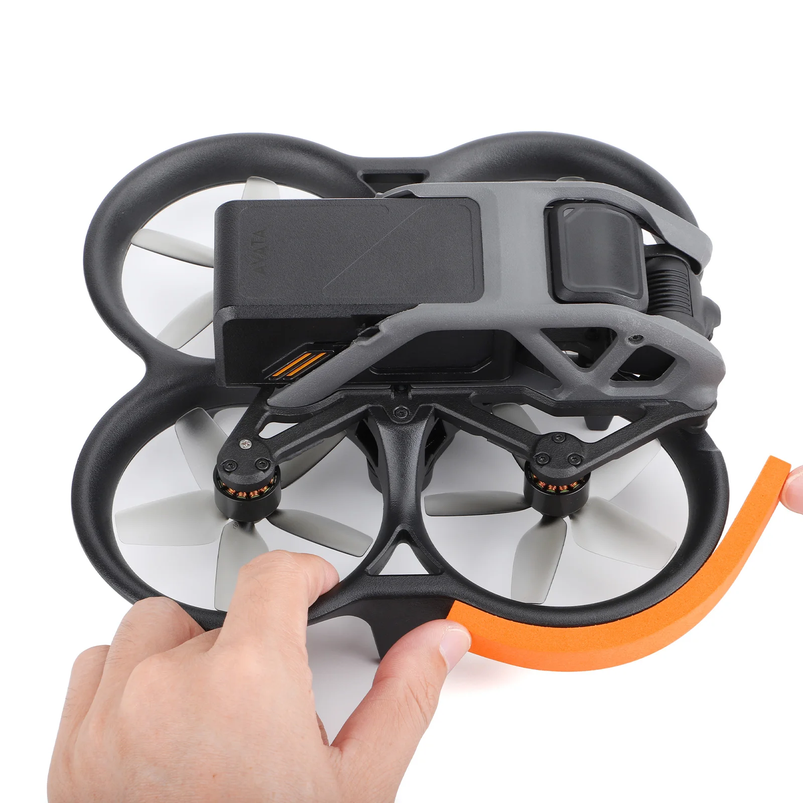 

12pcs colorful high elastic EVA bumper for DJI AVATA bumper protection ring carbon fiber plate drone scratch paddle bumper