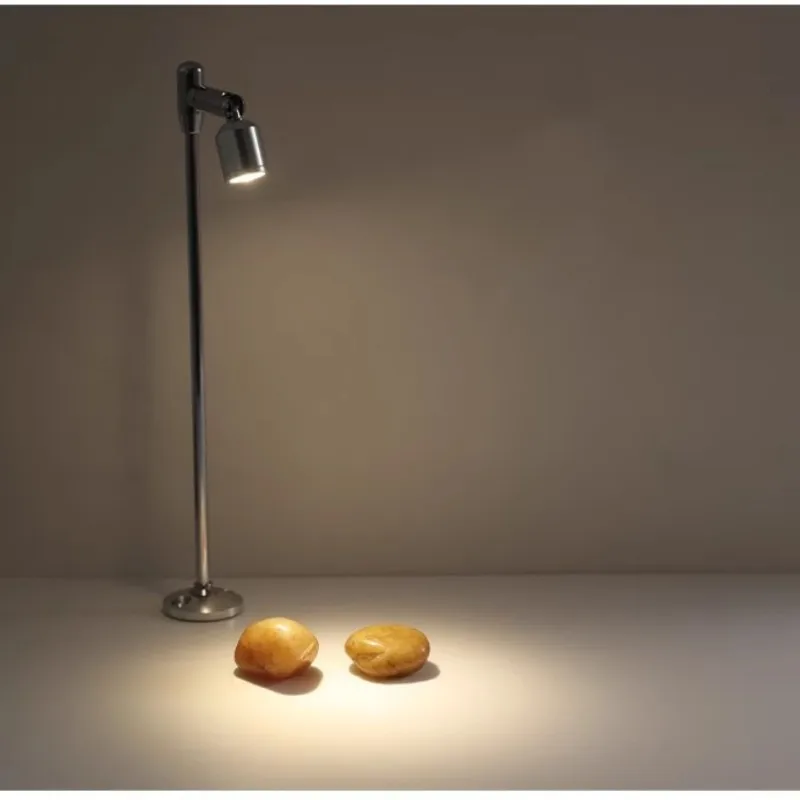 JewelrySpotlights Cabinet Exhibition Glass Showcase Light Open-mounted Long Pole Spot Light Jewelry Display Cabinet Pole Lamp 1W