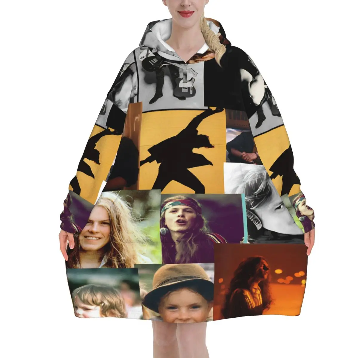 Michael Patrick Kelly MPK Blanket Hoodie Wearable Blanket Large with Pocket Warm Sleeping Bag Soft Cozy Onesie