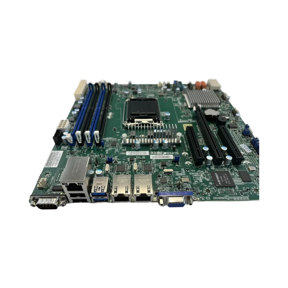New Original Supermicro Server Motherboard X11SSL-F Single Slot H4 LGA1151  E3-1200 7th/6th Gen Core I3 Series