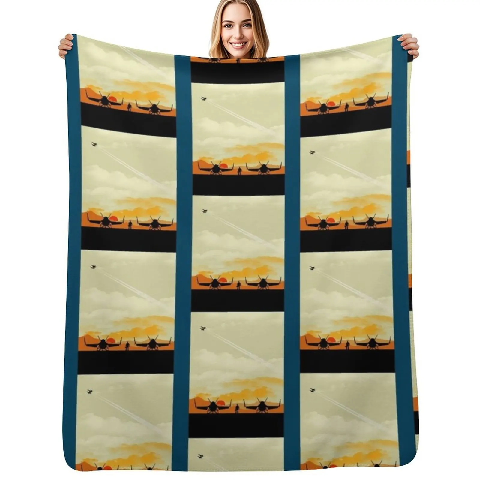 

Topgun Premium Throw Blanket Furrys for winter Bed linens Warm Blankets