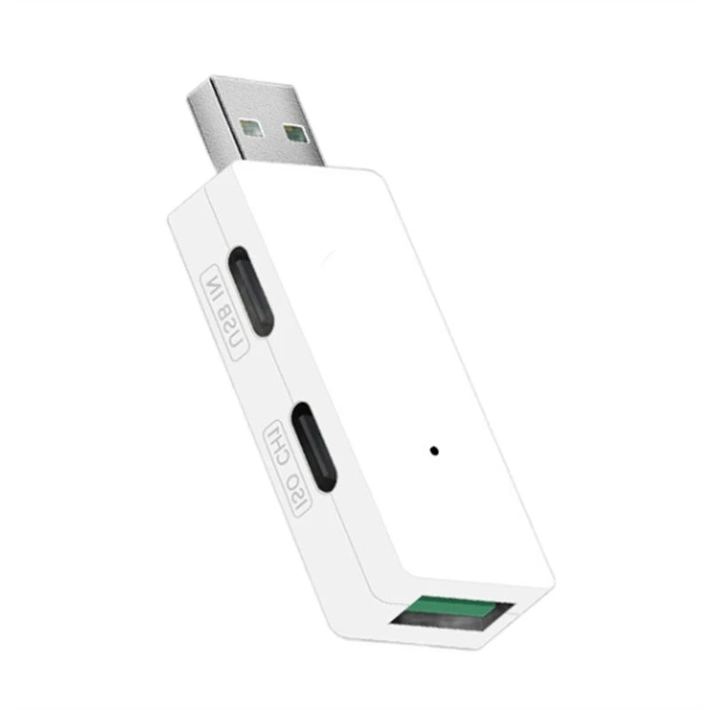 R2LB Professional USB 2.0 Hub Isolator 3-Port 480Mbps Data Transfer Auto-Detect Industrial