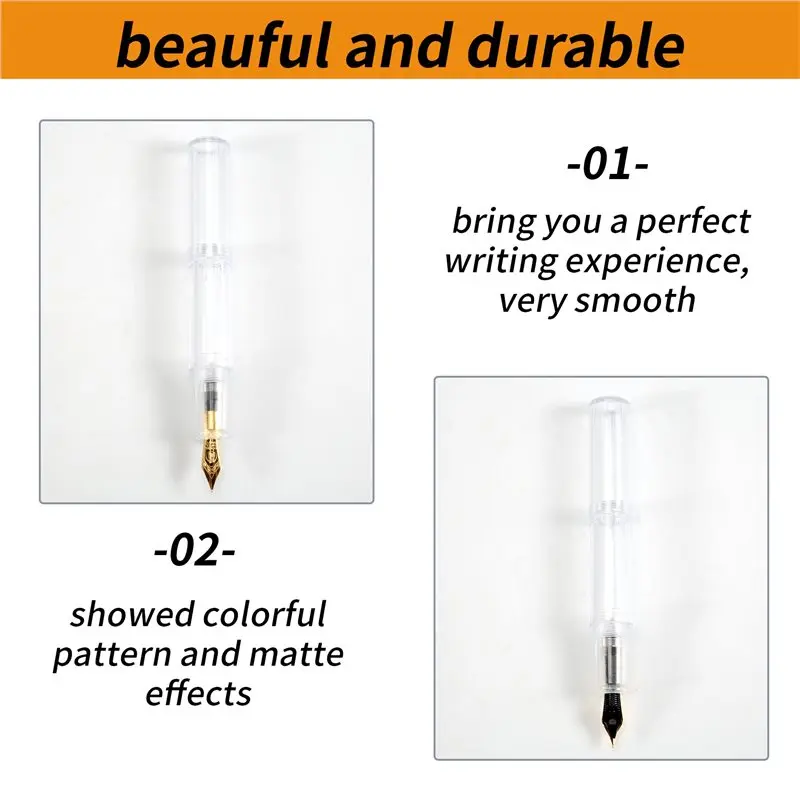 Mini Pocket-Size Eyedropper Fountain Pen Writing Ink Pen F Nib Ink Pen Portable Mini Pocket Pen