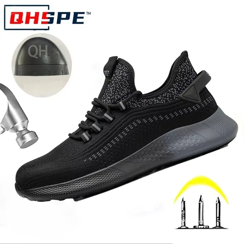 

Anti Smashing Anti Piercing Anti Slip and Wear-resistant European Standard Steel Toe Lightweight Breathable and Safe Work Shoes