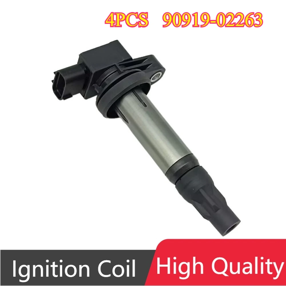 

4 шт. 90919-02263 9091902233 90919-T2009 90919T2009 катушка зажигания для Toyota Liva Etios Cross Sedan K1 5DA 358 автозапчасти
