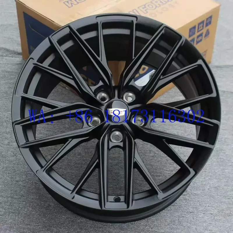 Hot Chrome 19-inch spun lightweight branch black wing modified wheels are suitable for the front and rear trims of the