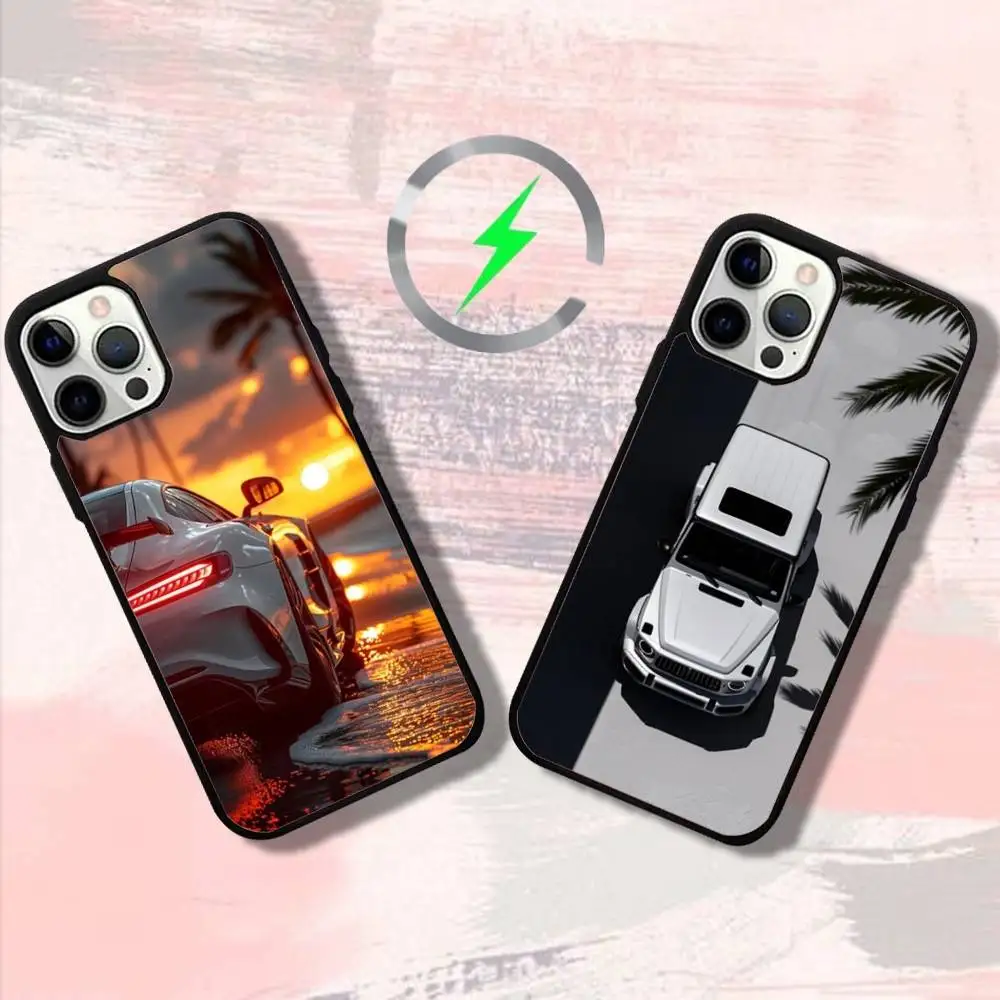 

Car E-300 Phone Case For iPhone 16,15,14,13,12,11,Pro,Max,Plus,Mini,SE4,E Magnetic Magsafe Wireless Charging