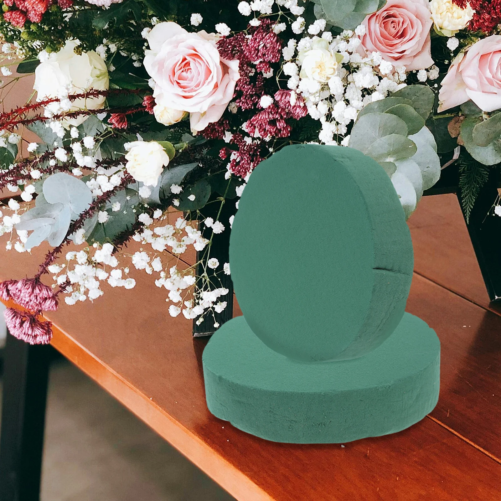 2 قطعة كتل رغوة الأزهار المستديرة أنيقة رغوة الرطب الأزهار لزراعي الزهور المهنية DIY بها بنفسك زهرة يعرض لوازم تشكيلة الزهور