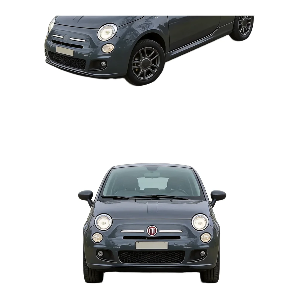 735455791 Right A-Pillar Triangular Trim Panel Matte Black ABS for Fiat 500 (2008 Onward) For Abarth 500 (2012 Onward)