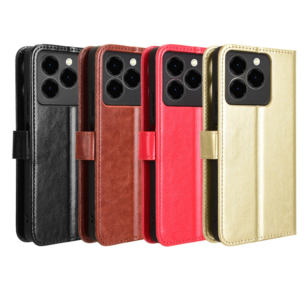 Para ulefone note 20 pro luxo flip couro do plutônio carteira cordão suporte caso à prova de choque para ulefone note 20pro saco do telefone