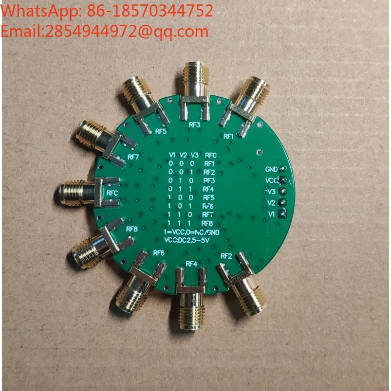 SKY13418 SP8T RF Switch Test Board 0.1G~ 6G Microwave Module