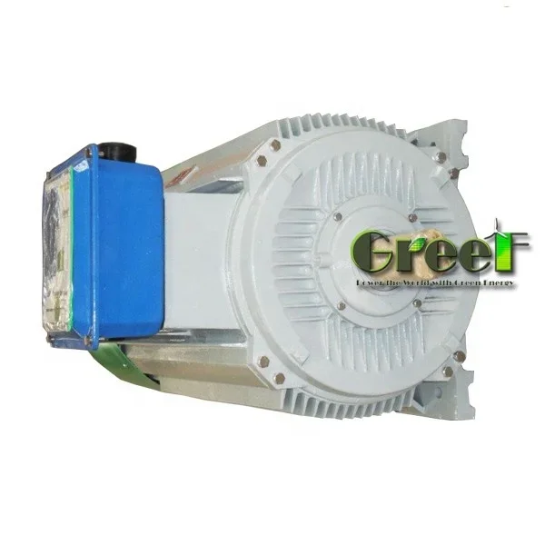 50kW 350rpm free energy permanent magnet generator , low speed long lifespan alternator