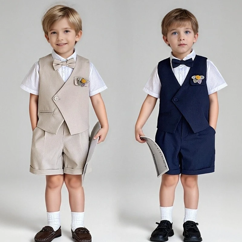 

Детский костюм с жилетом, на возраст 2-12 лет