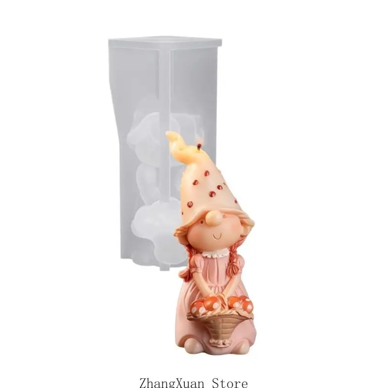 3D Figure Casting Form for Candle and Diffuser Stone DIY Use 3XUF