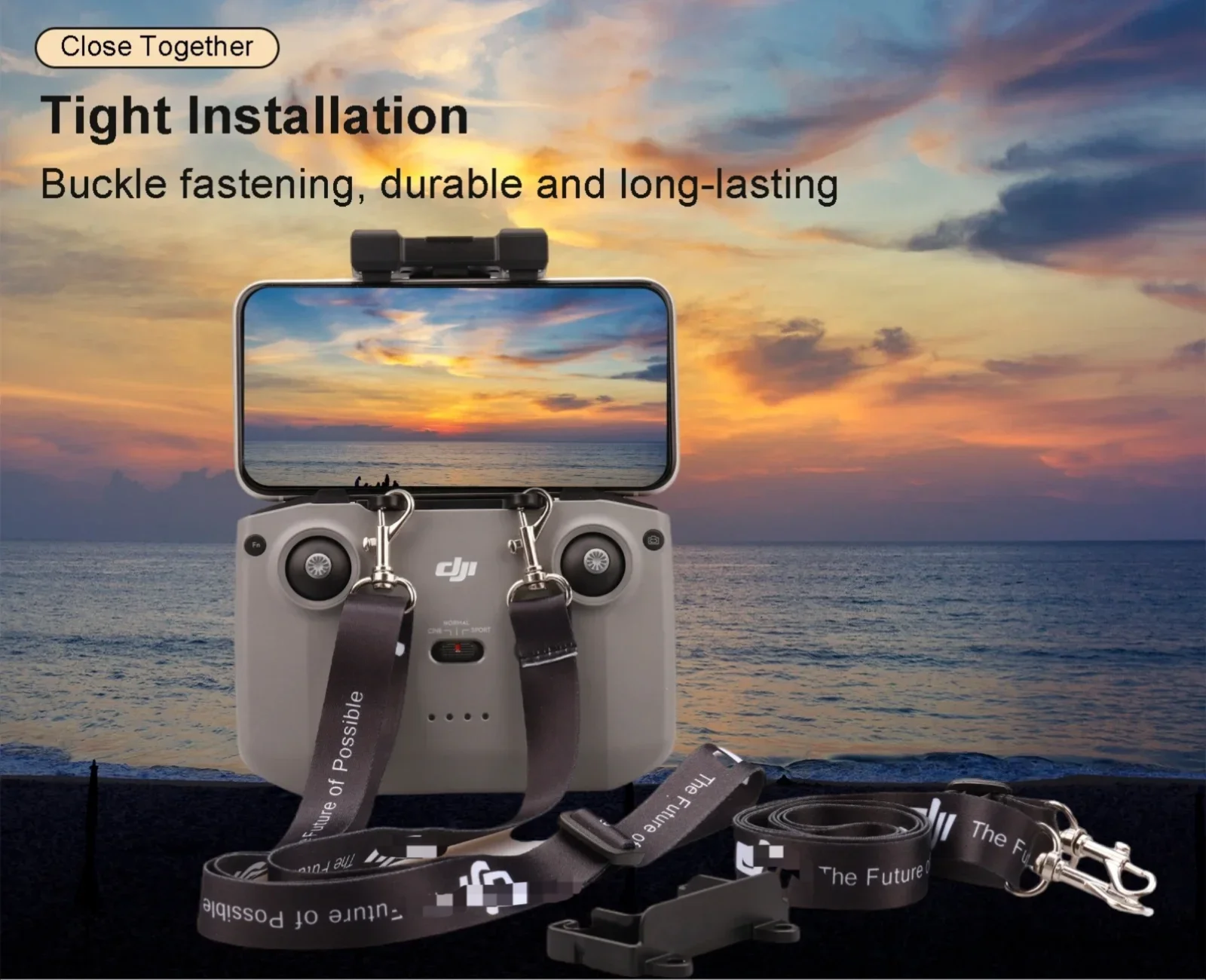 Fernbedienung Lanyard NeckStrap mit festem Haken für DJI MINI 2/Mini 3 4 Pro/Air 2S/3/Mavic 3/DJI RC N1 N2 3 Drohnenzubehör – Detail 2