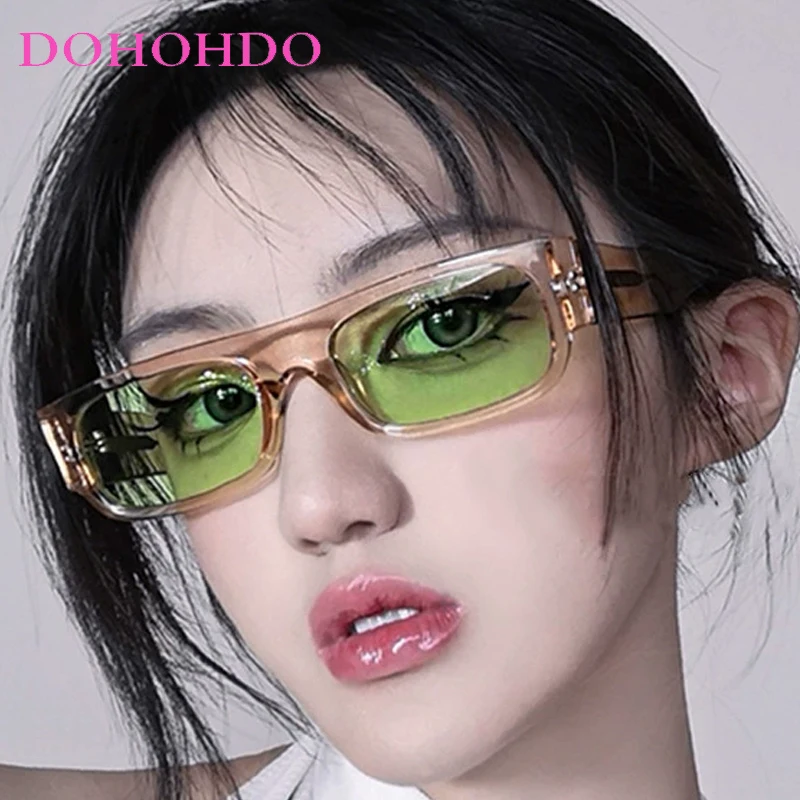 

New Women's Sunglasses Big Frame Square Glasses Men Vintage Rectangle Sun Glasses Outdoor Sport Shades Punk Glasses Gafas De Sol