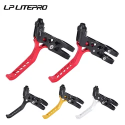 Ultra-light Folding Bike Brake Lever Aluminum Alloy 7075 Hollow Brake for Brompton Birdy BMX Road Bike Brake Handlebar 72g