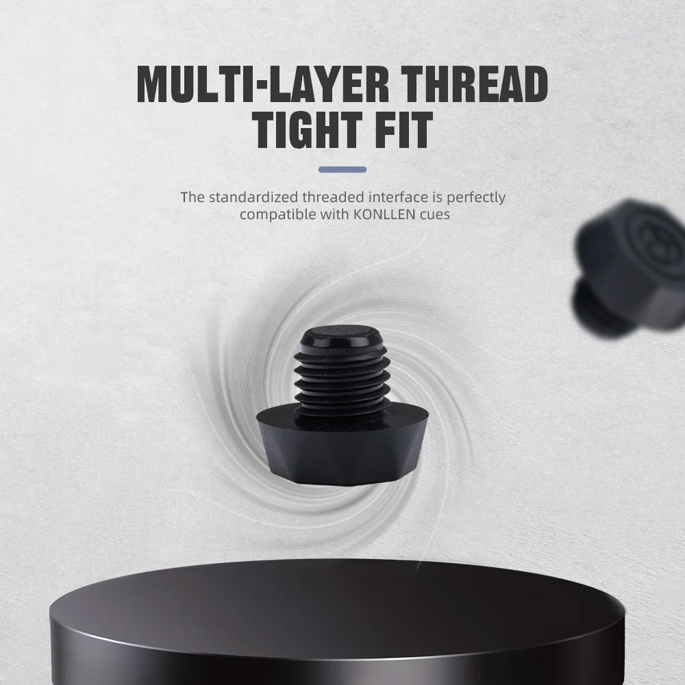 Оригинальный бампер для бильярдного кия Konllen имеет полый и прочный, подходит для бильярдных киев Konllen.