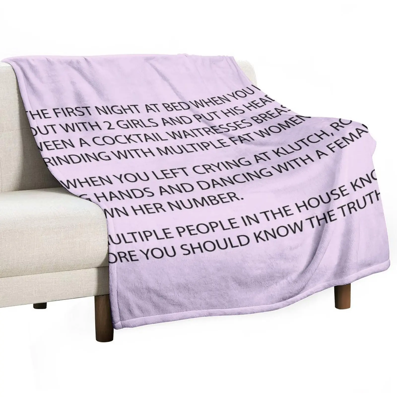 letter to sam sammi sammy Throw Blanket Cute Baby Blankets